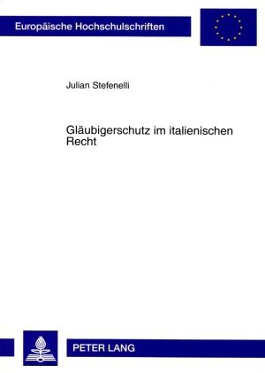 Produktbild: Glaeubigerschutz im italienischen Recht