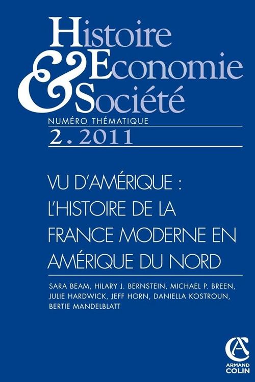 Produktbild: Revue Histoire Economie et Societe; 2/2011