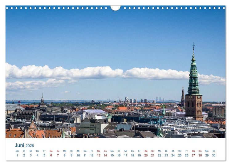 Produktbild: Sch&ouml;nes Kopenhagen (Wandkalender 2026 DIN A3 quer), CALVENDO Monatskalender