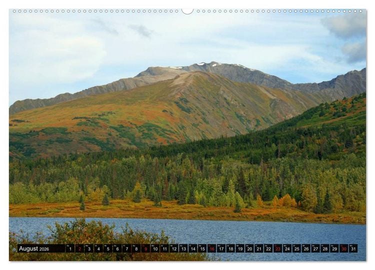 Produktbild: Alaska - Weites Land (Wandkalender 2026 DIN A2 quer), CALVENDO Monatskalender
