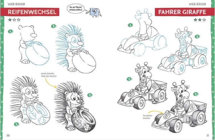 Produktbild: Die Kunst des Zeichnens f&uuml;r Kinder 365 Zeichenideen