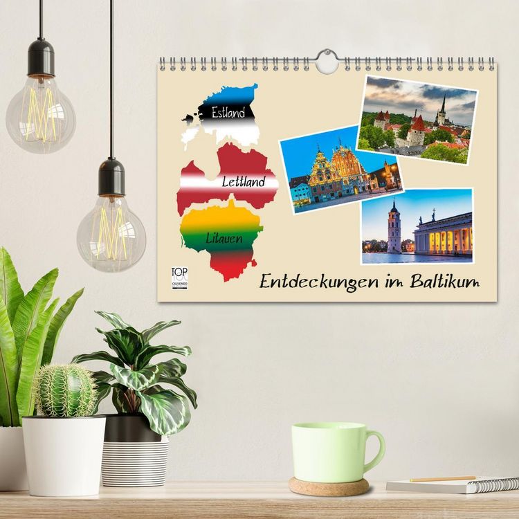 Produktbild: Entdeckungen im Baltikum (Wandkalender 2026 DIN A4 quer), CALVENDO Monatskalender