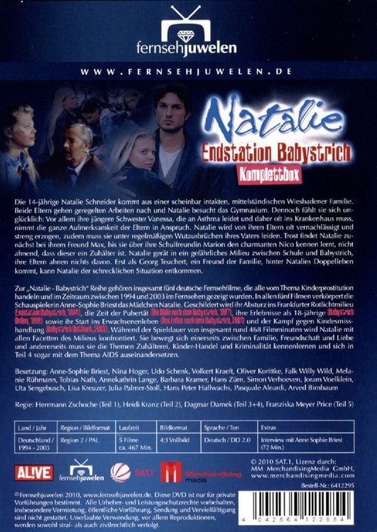 Produktbild: Natalie - Endstation Babystrich - Komplettbox/Fernsehjuwelen [5 DVDs]