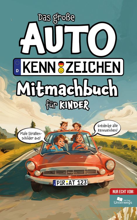 Produktbild: Das gro&szlig;e Autokennzeichen Mitmachbuch f&uuml;r Kinder