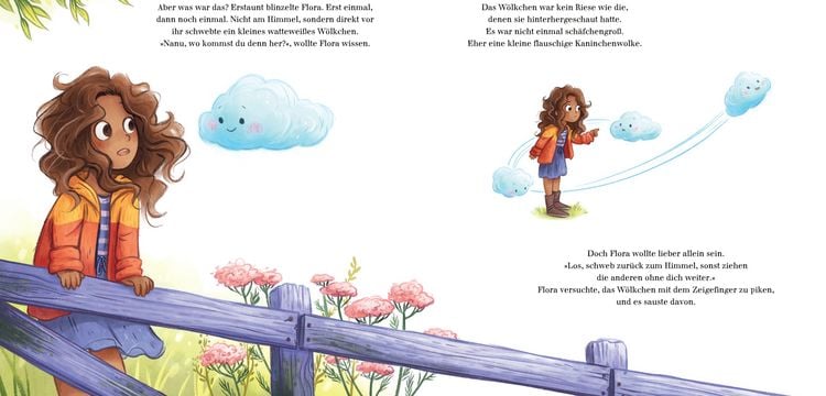 Produktbild: Flora und W&ouml;lkchen - Mit Mut fangen die sch&ouml;nsten Geschichten an