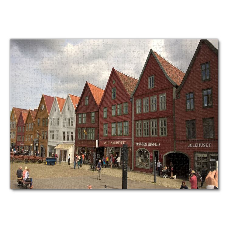 Produktbild: Lais Puzzle Bergen D&auml;nemark 1000 Teile