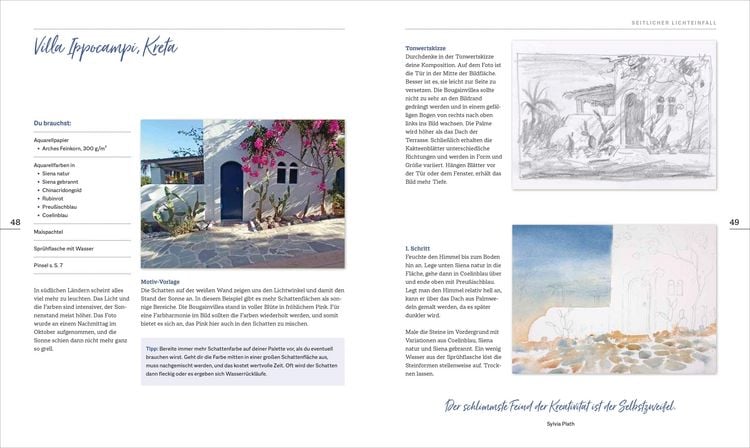 Produktbild: Mein Atelier Aquarellmalerei Licht & Schatten
