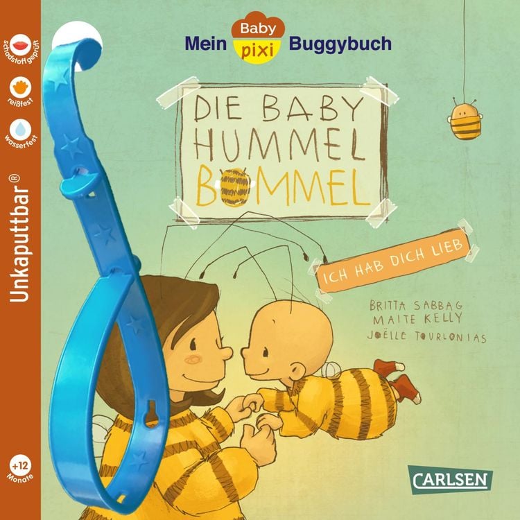 Produktbild: Baby Pixi (unkaputtbar) 155: Mein Baby-Pixi-Buggybuch: Baby Hummel Bommel – Ich hab dich lieb