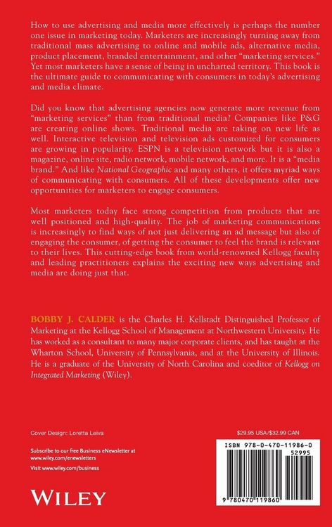 Produktbild: Kellogg on Advertising and Media