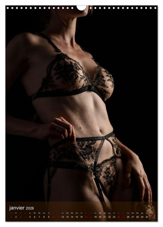 Produktbild: Lingerie Chic (Calendrier mural 2026 DIN A3 horizontal), CALVENDO calendrier mensuel