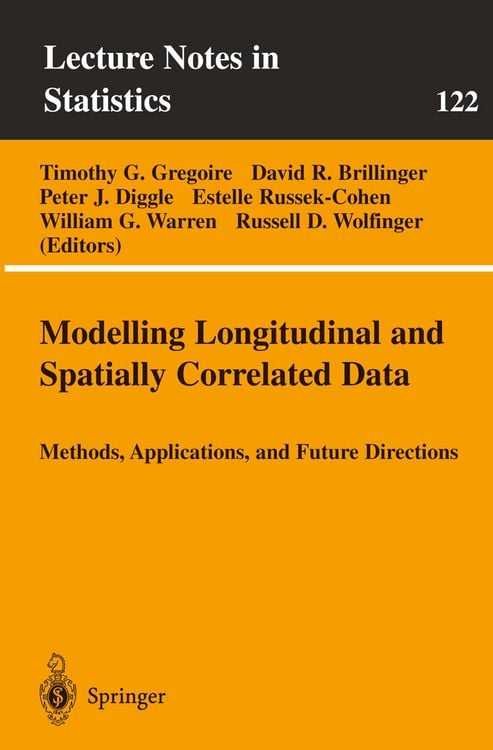 Produktbild: Modelling Longitudinal and Spatially Correlated Data