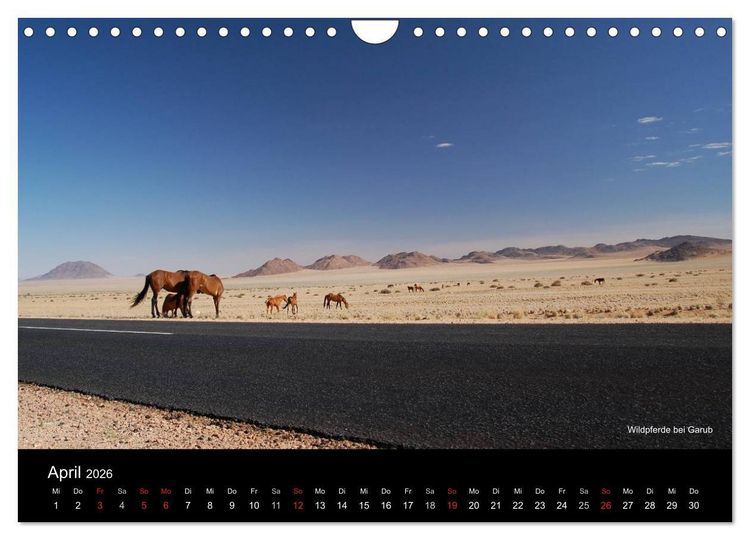Produktbild: Namibia (Wandkalender 2026 DIN A4 quer), CALVENDO Monatskalender