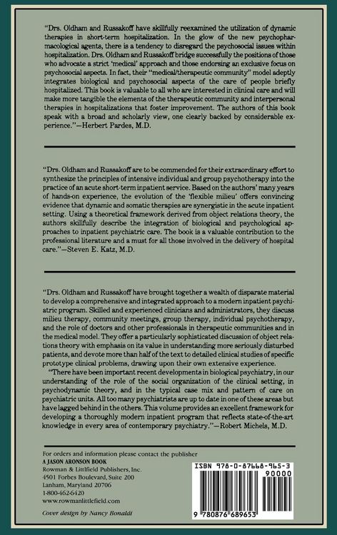 Produktbild: Dynamic Therapy in Brief Hospi