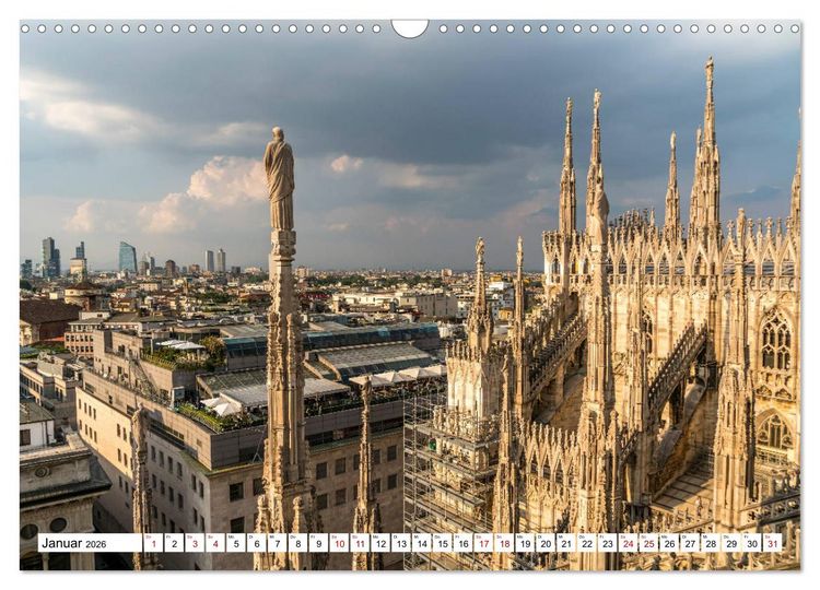 Produktbild: Italien - Mailand (Wandkalender 2026 DIN A3 quer), CALVENDO Monatskalender