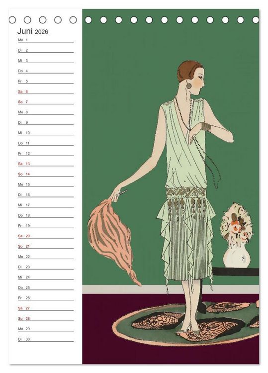 Produktbild: Historische Eleganz (Tischkalender 2026 DIN A5 hoch), CALVENDO Monatskalender