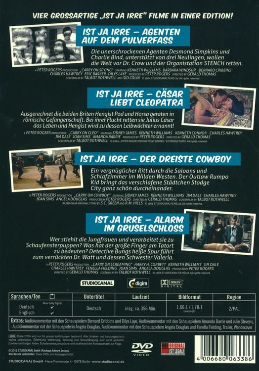 Produktbild: Ist ja irre - Carry On Vol. 3 [4 DVDs]