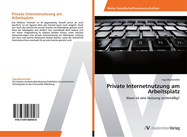 Produktbild: Private Internetnutzung am Arbeitsplatz