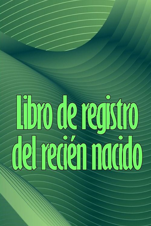 Produktbild: Libro de registro del reci&eacute;n nacido