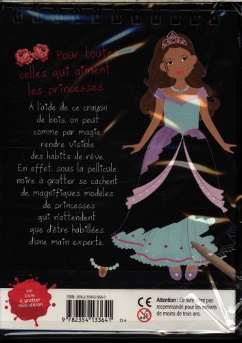 Produktbild: Mon livre &agrave; gratter des princesses
