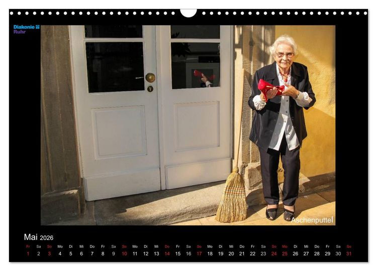 Produktbild: "Sch&ouml;nheit im Alter" - die Feierabendh&auml;user zu Gast im M&auml;rchenland der Br&uuml;der Grimm (Wandkalender 2026 DIN A3 quer), CALVENDO Monatskalender