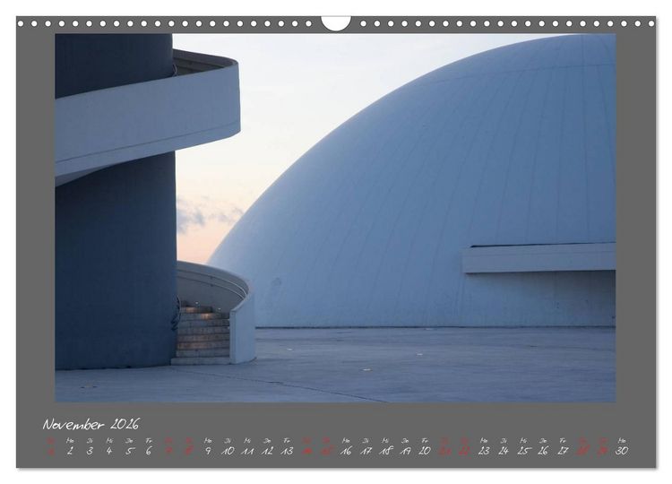 Produktbild: Moderne Architektur - Oscar Niemeyer Kulturzentrum (Wandkalender 2026 DIN A3 quer), CALVENDO Monatskalender