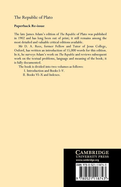 Produktbild: The Republic of Plato