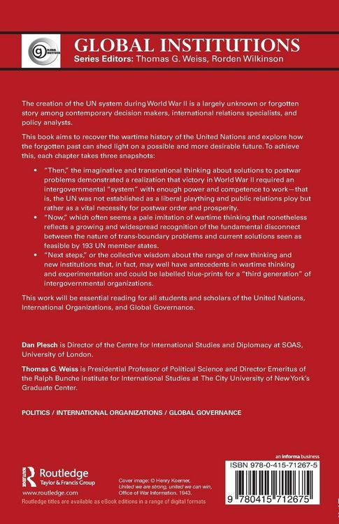 Produktbild: Wartime Origins and the Future United Nations