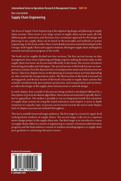 Produktbild: Supply Chain Engineering