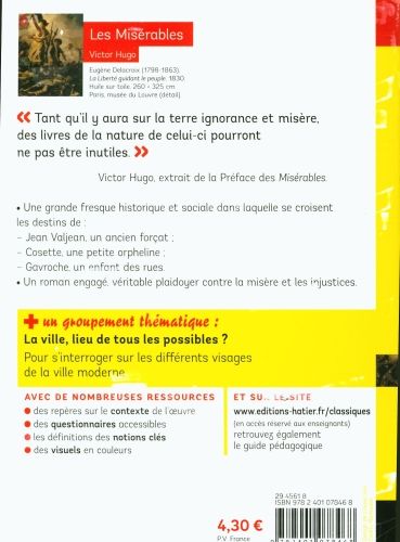 Produktbild: Les mis&eacute;rables : extraits