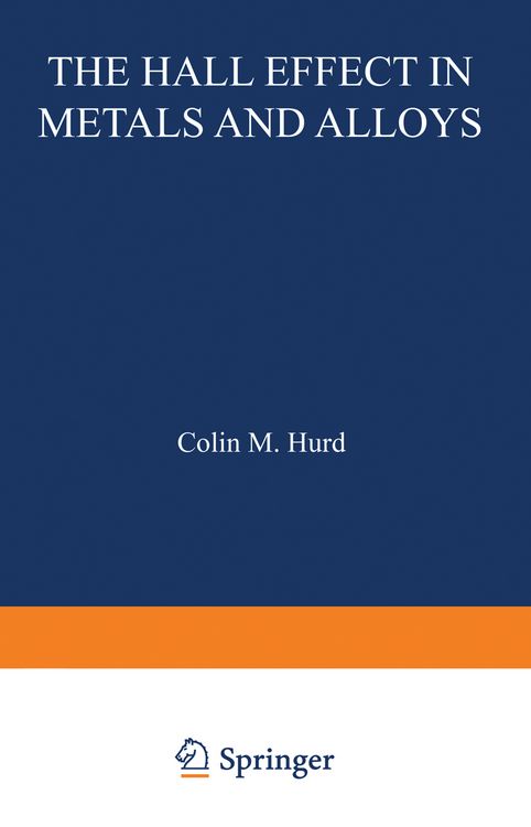 Produktbild: The Hall Effect in Metals and Alloys