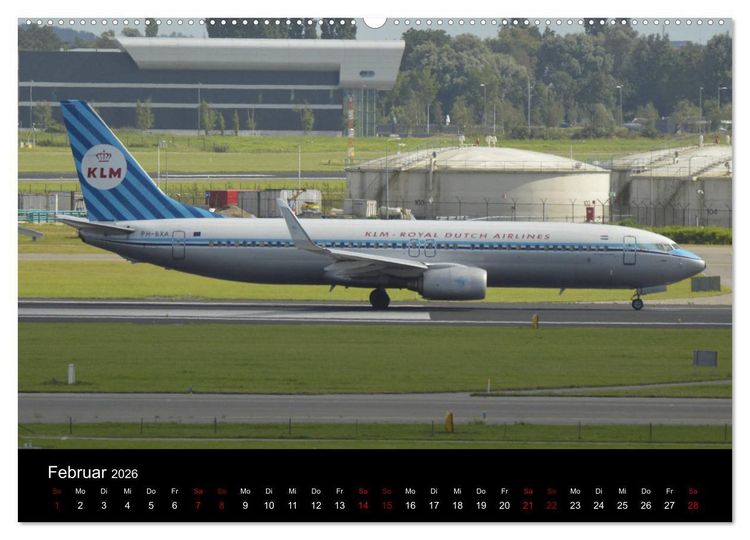 Produktbild: Im alten Glanz: Flugzeuge in Retro Livery (Wandkalender 2026 DIN A2 quer), CALVENDO Monatskalender