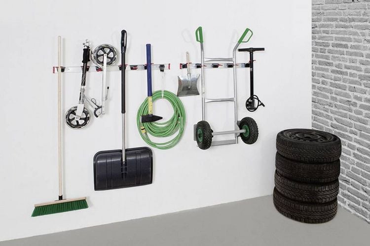 Produktbild: Bruns Ger&auml;tehalterleiste 3 Halter 60458 0.5m