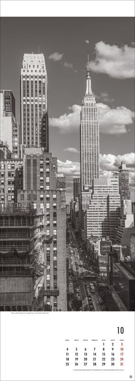 Produktbild: New York Vertical Kalender 2027