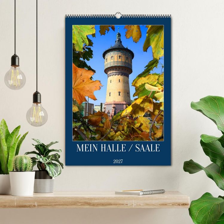 Produktbild: MEIN HALLE / SAALE (Wandkalender 2027 DIN A2 hoch), CALVENDO Monatskalender