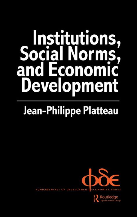 Produktbild: Institutions, Social Norms and Economic Development