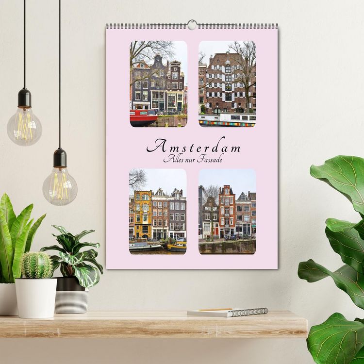 Produktbild: Amsterdam - Alles nur Fassade (Wandkalender 2026 DIN A2 hoch), CALVENDO Monatskalender