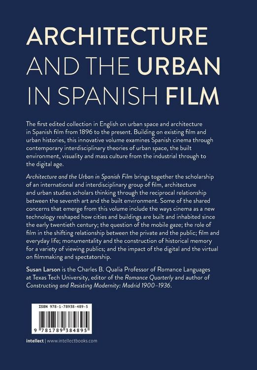 Produktbild: Architecture and the Urban in Spanish Film