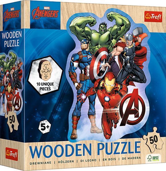 Produktbild: Holz Puzzle Junior 50 - Avengers