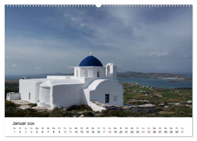 Produktbild: Paros, Perle der Kykladen (Wandkalender 2026 DIN A2 quer), CALVENDO Monatskalender
