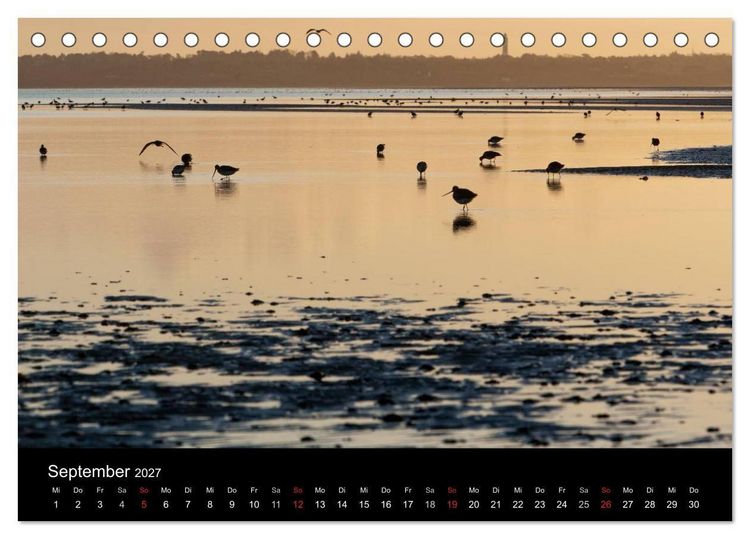 Produktbild: Sylt-Abende - Fotografien von Beate Zoellner (Tischkalender 2027 DIN A5 quer), CALVENDO Monatskalender