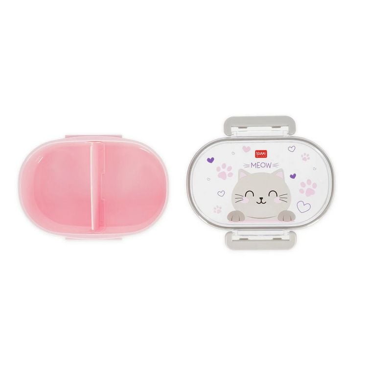 Produktbild: Legami Brotdose - Snack & Go - Kitty - 500ml
