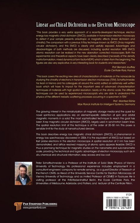 Produktbild: Linear and Chiral Dichroism in the Electron Microscope