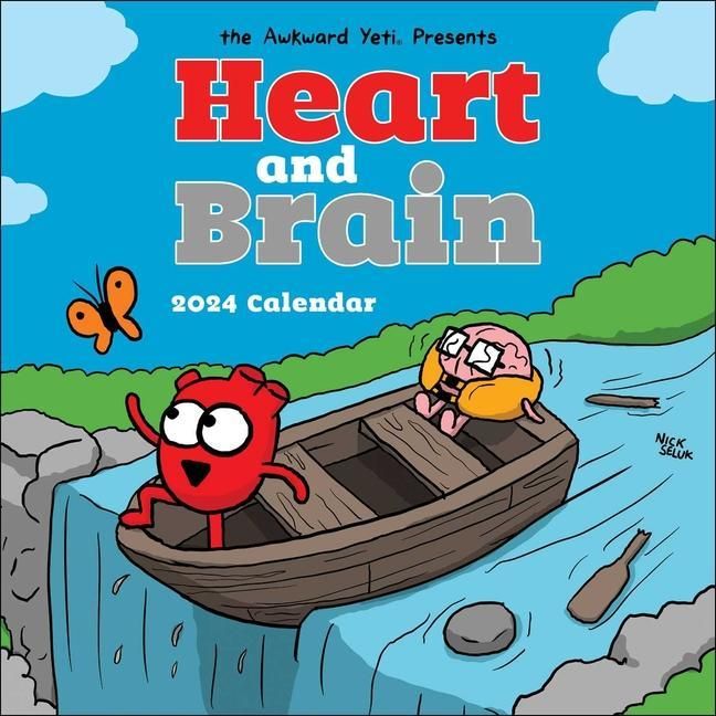 Produktbild: Heart and Brain 2024 Wall Calendar