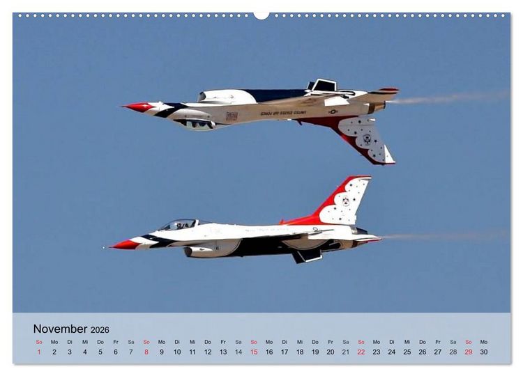 Produktbild: Flugschau in Reno (hochwertiger Premium Wandkalender 2026 DIN A2 quer), Kunstdruck in Hochglanz