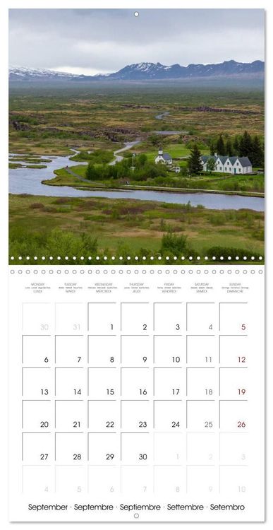 Produktbild: COLOURS OF ICELAND (Wall Calendar 2027 12 &times; 12 Inch) CALVENDO 12 Month Wall Calendar