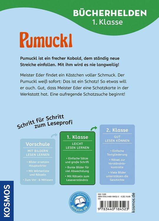 Produktbild: Pumuckl, B&uuml;cherhelden 1. Klasse, Pumuckl auf Schatzsuche