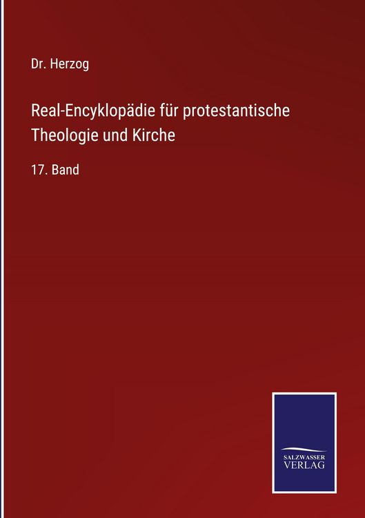 Produktbild: Real-Encyklop&auml;die f&uuml;r protestantische Theologie und Kirche