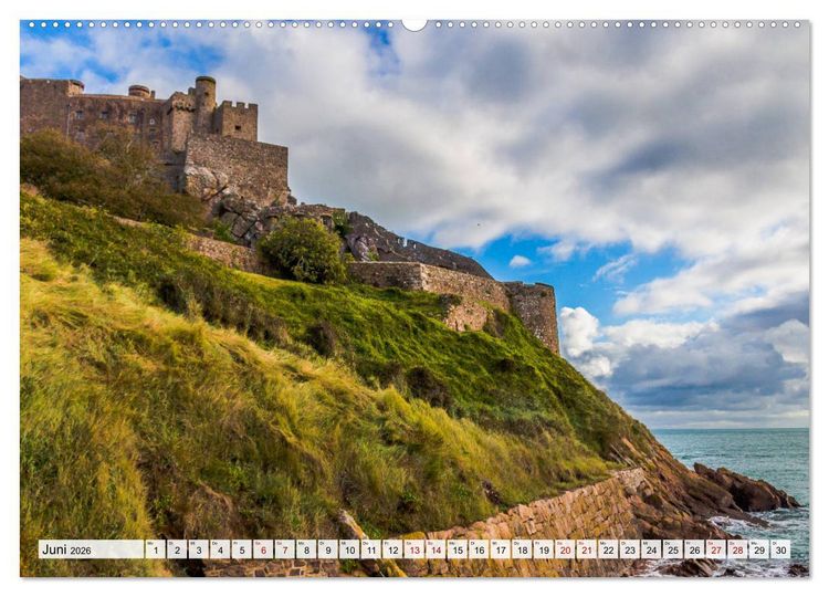 Produktbild: Jersey - Die Insel im &Auml;rmelkanal (hochwertiger Premium Wandkalender 2026 DIN A2 quer), Kunstdruck in Hochglanz