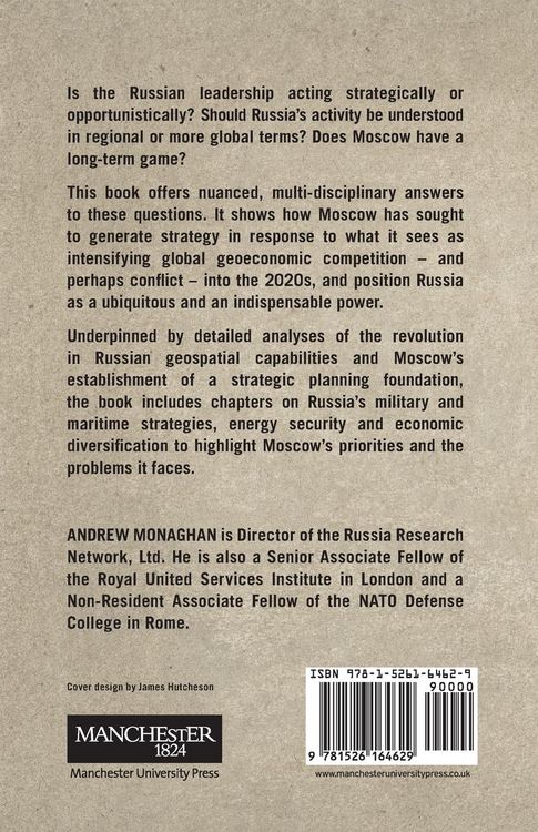 Produktbild: Russian Grand Strategy in the era of global power competition