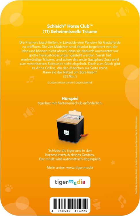 Produktbild: tigercard - Schleich Horse Club - Geheimnisvolle Tr&auml;ume